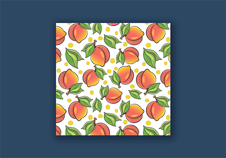 Apricot Pattern Illustration