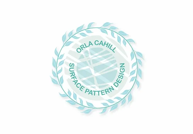 Orla Cahill Surface Pattern Design personal brand logo