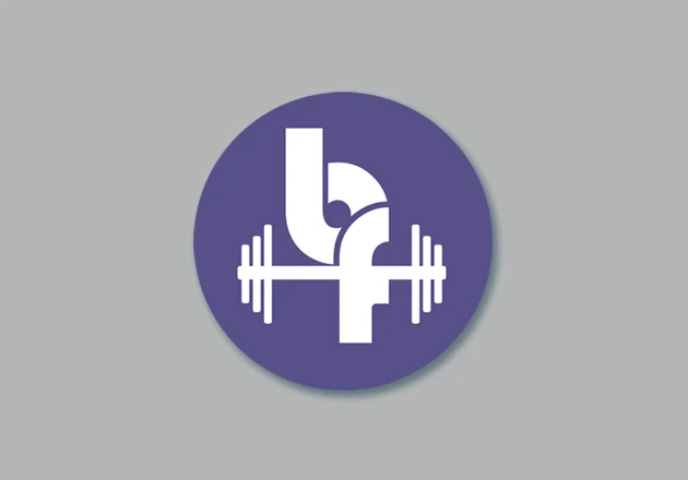 Bolt Fit Minimalist fitness brand icon created in Adobe Illustrator