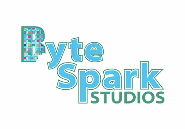 ByteSpark tech logo development showing modern typography