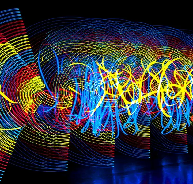 Creative art photography Light Writing by Orla Cahill Galway