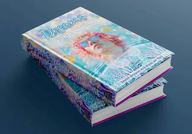 Dreams book cover series showing consistent typographic brand identity