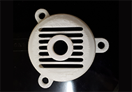 Cover with Slotted Section - 3D Print (PLA) - Solidworks Part Drawing