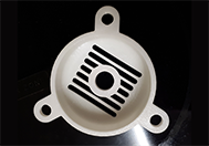 Cover with Slotted Section (underside) - 3D Print (PLA)