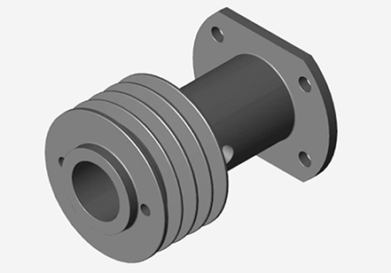 Cylinder For Cicada Engine - Solidworks Part Render