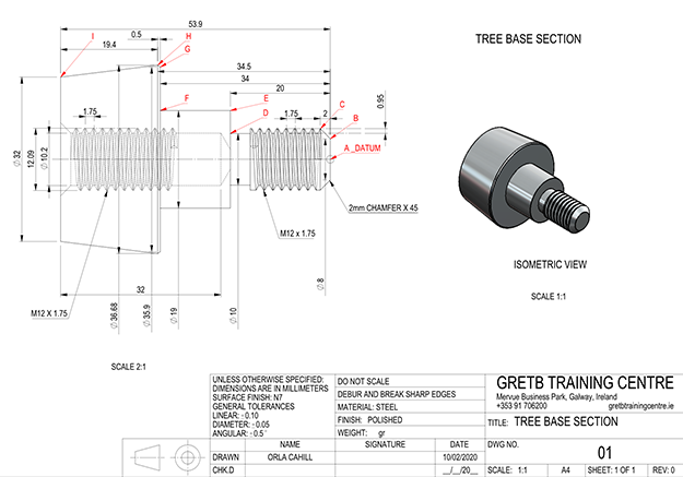 Solidworks Technical drawing